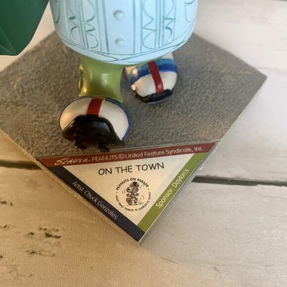 Peanuts Westland Giftware On the Town Item No. 8401 Shopaholic Figurine - Picture 4 of 11